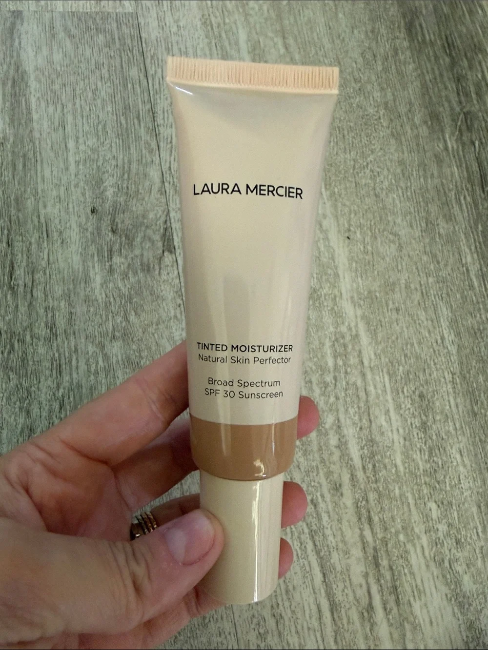 laura mercier Tinted Moisturizer Tube in 3w1 bisque
